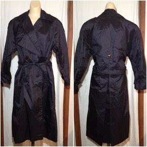 Women's Sz 7/8 Petite J Gallery Rain Trench Coat